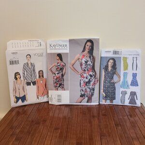 Three Vintage Vogue Patterns